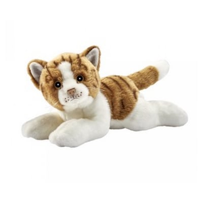 Chat Roux et Blanc Couche 30cm ANIMA