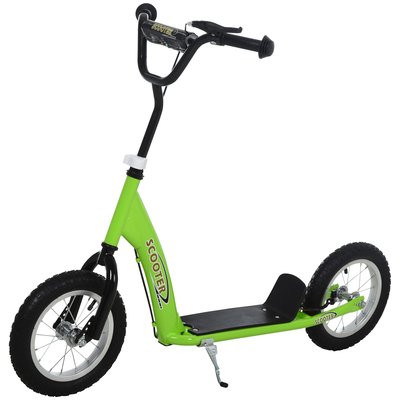 Trottinette patinette enfants grandes roues guidon réglable béquille HOMCOM