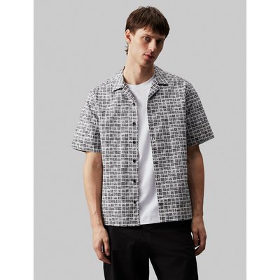 Printed Short Sleeve Shirt in Loose Fit CALVIN KLEIN