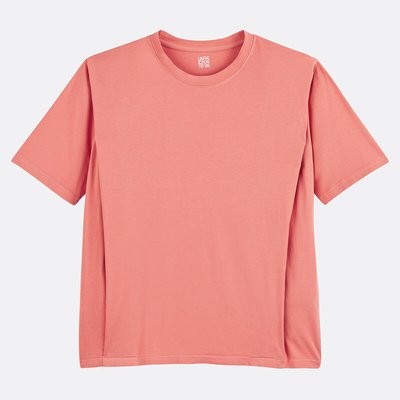 Crew Neck T-shirt in Cotton with Short Sleeves LA REDOUTE COLLECTIONS