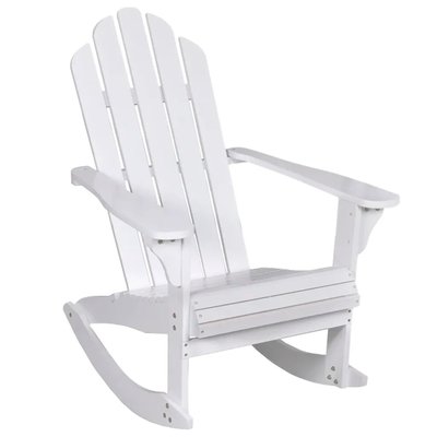 Rocking chair de jardin en bois HOME MAISON