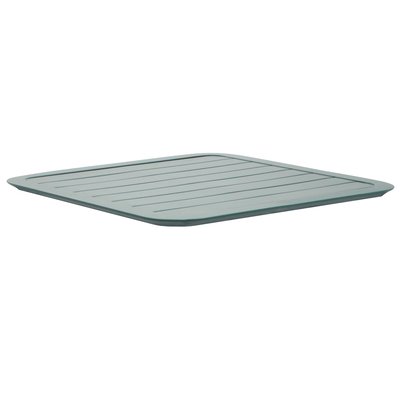 Plateau de table de terrasse carré 60 x 60 cm en aluminium, ALMADA OVIALA