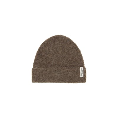 Bonnet bouclé en mélange de laine vierge et de laine d'alpaga MARC O'POLO