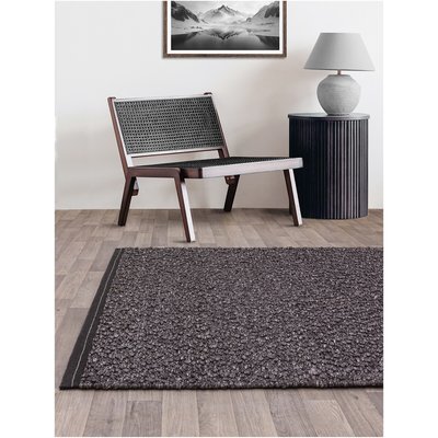 Boucle Textured Border Rug SO'HOME