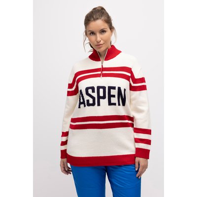 Pull camionneur, lettrage, col montant ULLA POPKEN