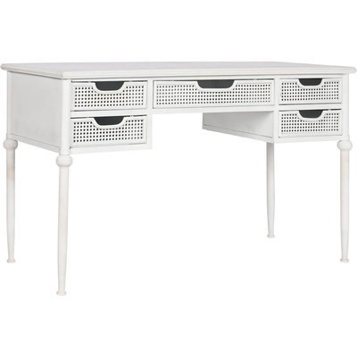 Bureau en métal perforé, design cuivré RECOLLECTION