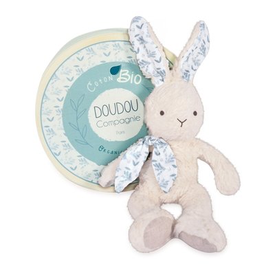 Pantin lapin 25 cm bio DOUDOU ET COMPAGNIE
