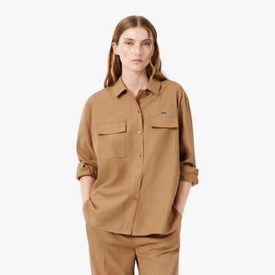 Chemise flanelle oversize LACOSTE