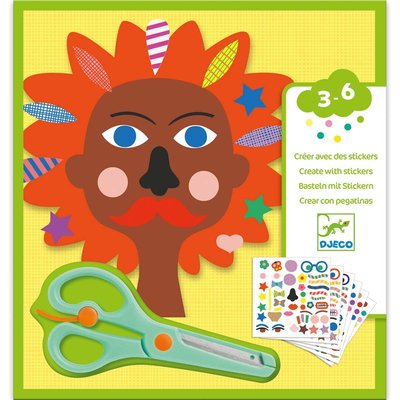 Créer avec des stickers Coiffeur DJECO