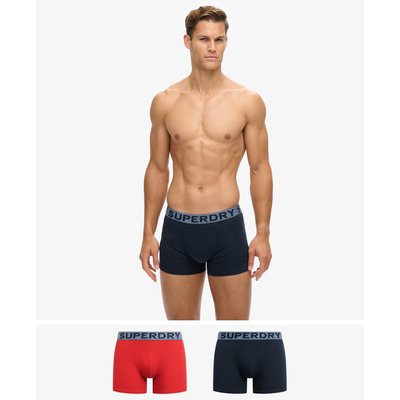 Lot de deux caleçons en coton biologique SUPERDRY