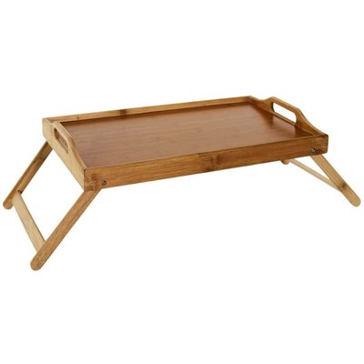 Plateau sur pieds en bambou 45 x 30 cm CMP