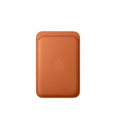 Porte-cartes MagSafe tissage fin Roux orange APPLE