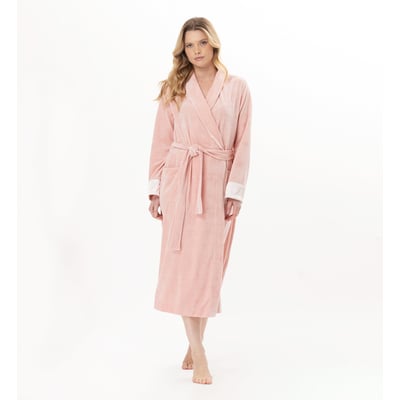Peignoir croisé en velours ESSENTIEL H67A LE CHAT