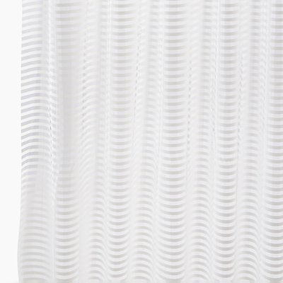 Rideau de douche avec rayure transparente MONOPRIX MAISON
