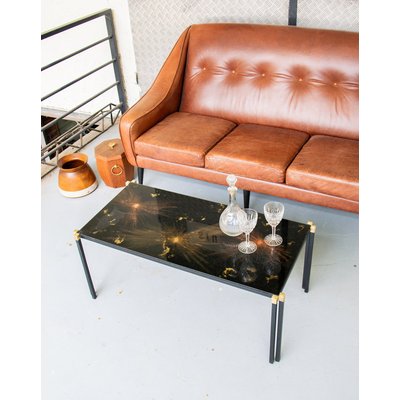Table basse en verre Donna N°122 - Bon état DEBONGOUT