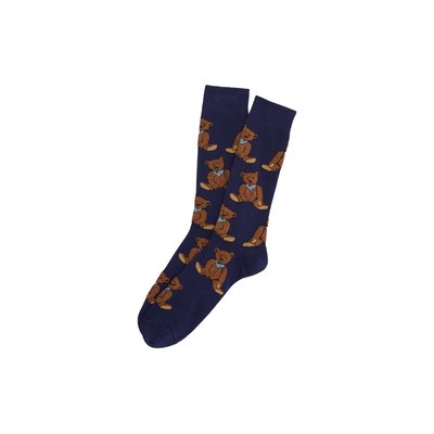 Chaussettes en coton imprimé Old Teddy  Made in France ARTHUR