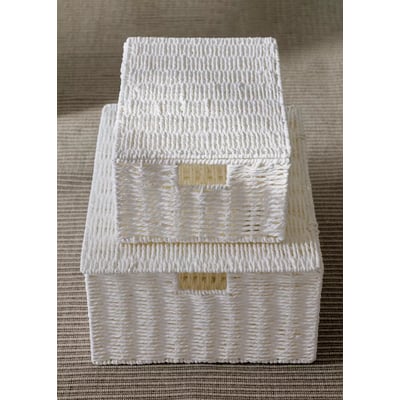 Boîte en papier tressé, taille moyenne MANGO HOME