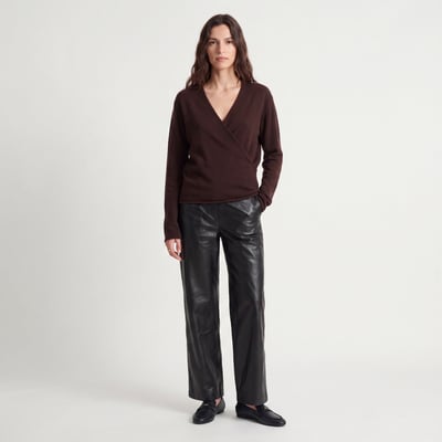 Pull cache-cœur col en V manches longues CIANA ARTLOVE