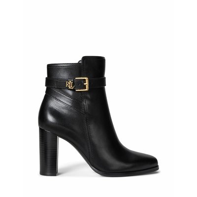 Stivaletti in pelle con tacco Brooke LAUREN RALPH LAUREN