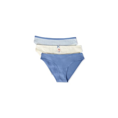 Lot de 3 culottes en coton JOHNNIE ETAM