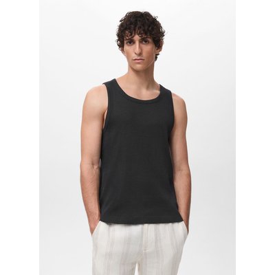 Débardeur côtelé slim fit MANGO MAN