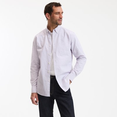 Camisa recta de rayas, Oxford LA REDOUTE COLLECTIONS