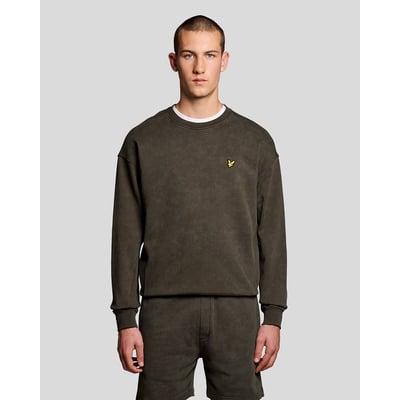 Sweat-shirt en coton délavé épais LYLE & SCOTT