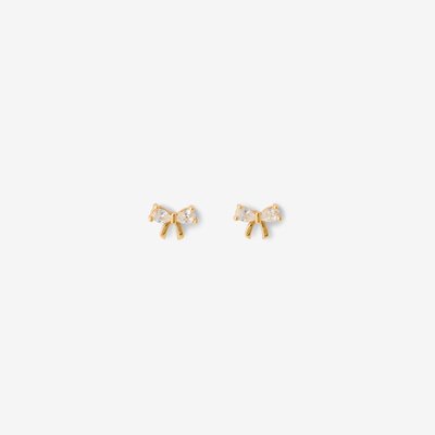 Puces d'oreilles nœud en argent garanti BALABOOSTE