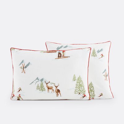 St Moritz 100% Cotton Percale 200 Thread Count Pillowcase LA REDOUTE INTERIEURS