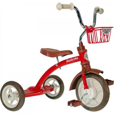 Tricycle enfant 2/5 ans Super Lucy Rouge ITALTRIKE
