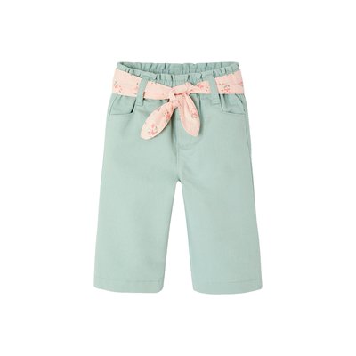 Pantalon large avec ceinture à nouer VERTBAUDET