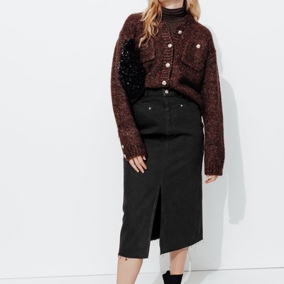 Jupe midi en jean PROMOD