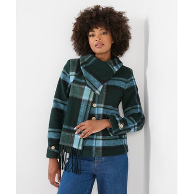 Veste à Carreaux avec Écharpe Amovible JOE BROWNS