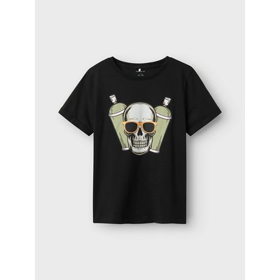 T-shirt manches courtes, imprimé tête de mort NAME IT
