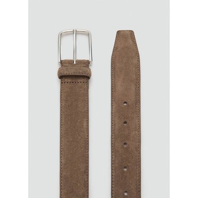Ceinture cuir suède MANGO MAN