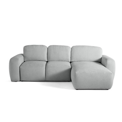 Canapé d'Angle Convertible en Tissu texturé 4 places - SORRENTE LISA DESIGN