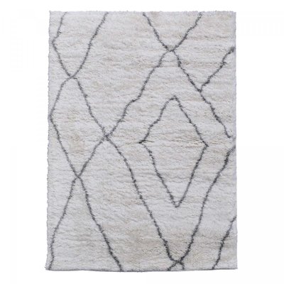 Tapis longs poils shaggy tissé motif berbère DOUX 6 UN AMOUR DE TAPIS