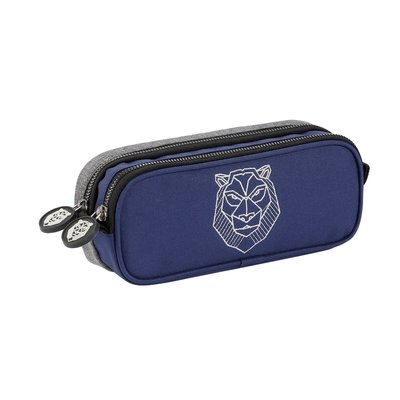 Trousse scolaire 2 compartiments ORIGAMI LION VIQUEL