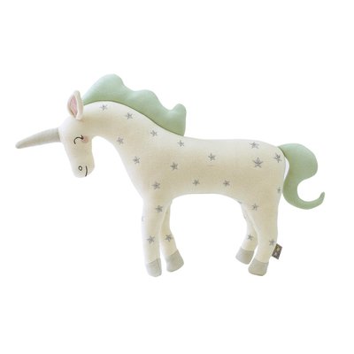 Grande peluche licorne en coton bio TRICOT SEVIRA KIDS