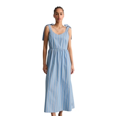 Robe à rayures en forme en popeline Papertouch MARC O’POLO DENIM