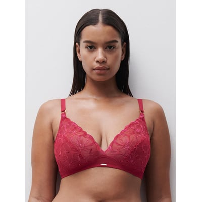 Soutien-gorge sans armature triangle FLEURS CHANTELLE