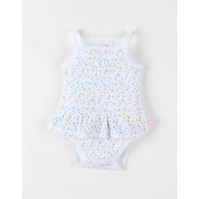 Body jupette imprimé fleuri sans manches, éru NOUKIE'S