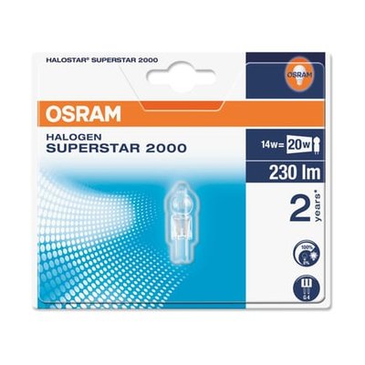 Ampoule Halogène Capsule G4 12v 14w=20 OSRAM