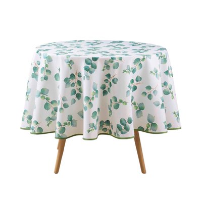 Nappe ronde Feuilles leandre DOUCEUR D'INTÉRIEUR