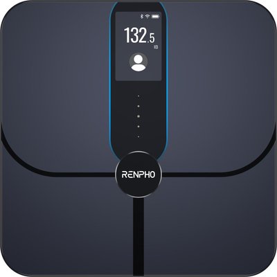 Pèse personne connecté Elis Nova A031- Impédancemètre Haute Précision Bluetooth, 13 Données corporelles - Rechargeable RENPHO