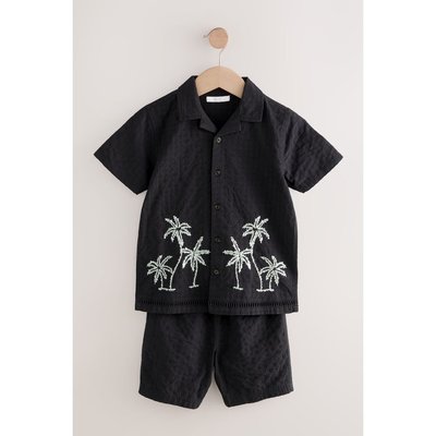 Ensemble chemise brodée short NEXT