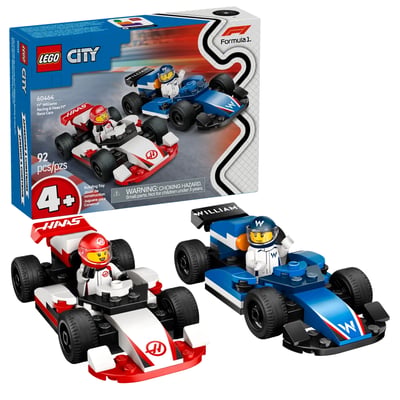 City Voitures de course de F1® Williams Racing et Haas F1® LEGO
