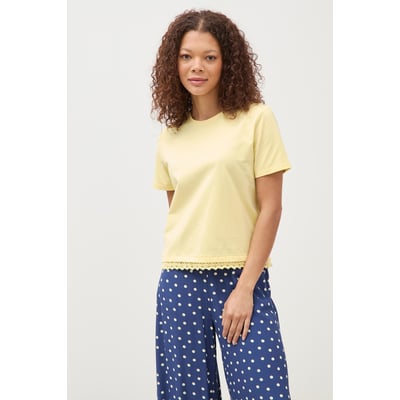T-shirt droit col rond manches courtes BONOBO
