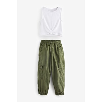 Pantalon parachute haut en jersey, ensemble NEXT