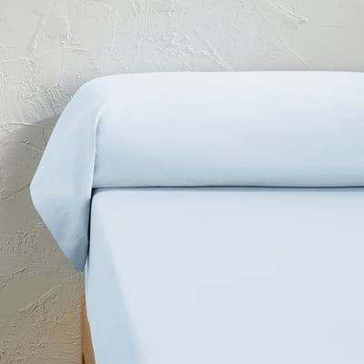 Funda de almohada de percal de algodón orgánico liso Scenario LA REDOUTE INTERIEURS
